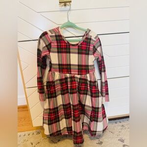 Hanna Andersson 3T tartan red print holiday dress